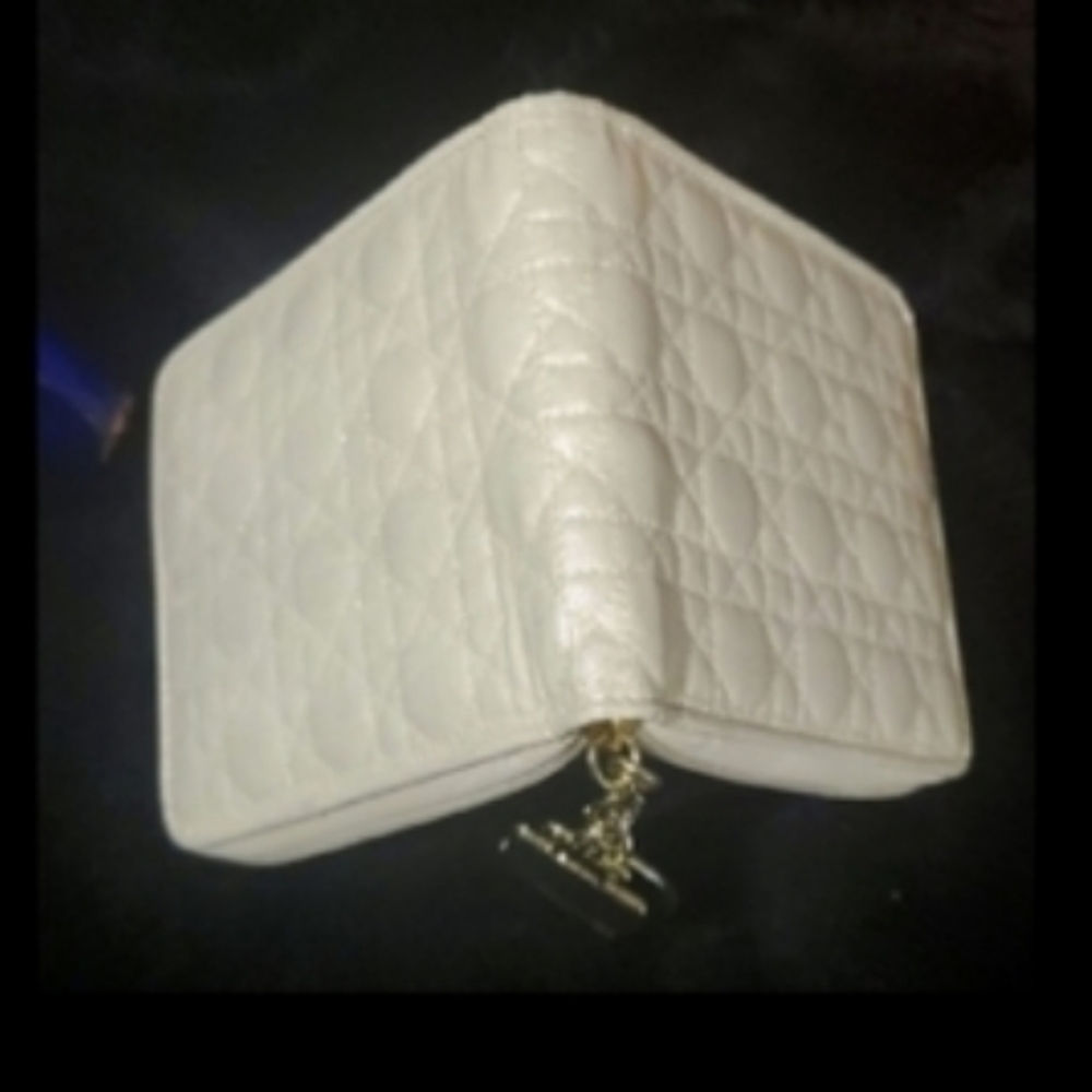 Dior Cannage Zip-around Wallet with Charms - Picture 8 of 16